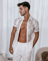 Adorné Lace Shirt - White