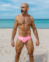 Bubblegum Pink - Enhancing Swim Brief