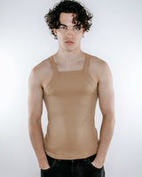 Baxter Ribbed Tank - Sand