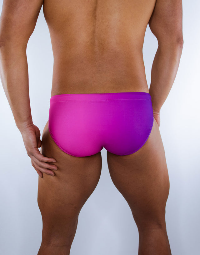 Ryker Swim Brief - Amethyst Ombré