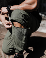 Tiered Cargo Pants Classic - Army Green