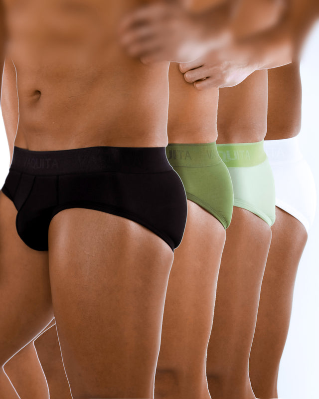 Essential Brief Collection Pack of 4 Colours