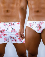 Sakura Matching Set - Swim Brief & Resort Shorts