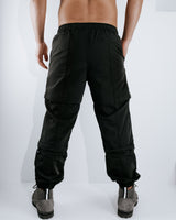 Tiered Cargo Pants Classic - Black