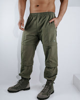 Tiered Cargo Pants Classic - Army Green