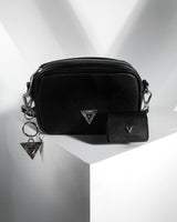 Crossbody Bag & Earphone Case - Black